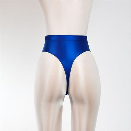 Elastic Shiny Sexy Gloss Satin G-string Women Panties Dance Wear High Waist BLUE XXL
Elastic Shiny Sexy Gloss Satin G-string Women Panties Dance Wear High Waist BLUE XXL