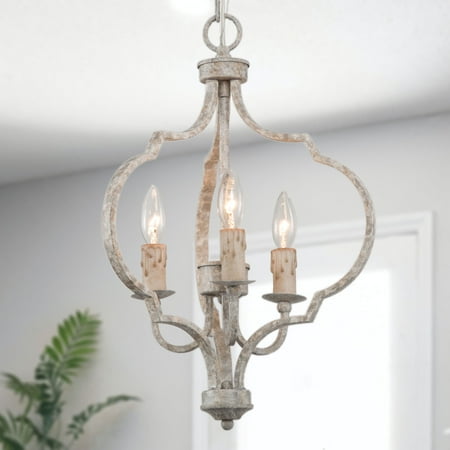 LNC 3-Light French Country、Cottage Chandelier Weathered White Finished for Kitchen Island
LNC 3-Light French Country、Cottage Chandelier Weathered White Finished for Kitchen Island