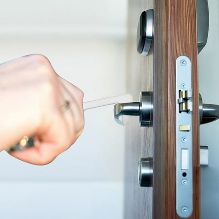 Hygienic door handle EDC door opener easy to carry Silver