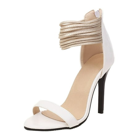 nsendm Female Shoes Adult Womens Shoes Wedding High Heels Head Open Toe Strap Side Air Back Zipper High Women Knee High Boots with Heels Wide Calf White 7
nsendm Female Shoes Adult Womens Shoes Wedding High Heels Head Open Toe Strap Side Air Back Zipper High Women Knee High Boots with Heels Wide Calf White 7
