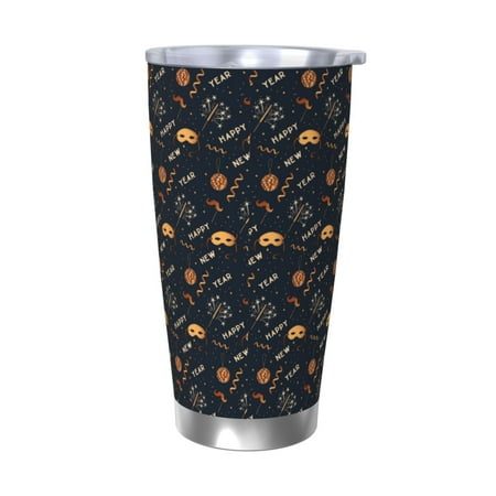 Salouo New Year Print 20oz Tumbler with Lid Stainless Steel Vacuum Insulated Tumbler Durable Insulated Coffee Mug Thermal Cup with Splash Proof Sliding Lid-Without Straw
Salouo New Year Print 20oz Tumbler with Lid Stainless Steel Vacuum Insulated Tumbler Durable Insulated Coffee Mug Thermal Cup with Splash Proof Sliding Lid-Without Straw