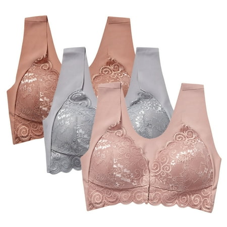 Spdoo Womens Sleeping Nursing Bra Front Closure Wirefree Breastfeeding Maternity Bralette Pack of 3
Spdoo Womens Sleeping Nursing Bra Front Closure Wirefree Breastfeeding Maternity Bralette Pack of 3