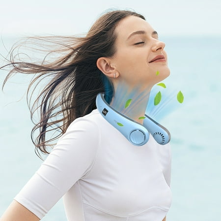100Fens Portable Hanging Fan Hands Free Bladeless Fan Operated Wearable Personals Fan Leafless Rechargeable Headphone Design USB Powered Hanging Necks Fan 5 Speeds
100Fens Portable Hanging Fan Hands Free Bladeless Fan Operated Wearable Personals Fan Leafless Rechargeable Headphone Design USB Powered Hanging Necks Fan 5 Speeds