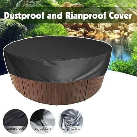 Dust Cover Canopy Outdoor Anti-UV Protector Spa Hot Tub Round Waterproof Cap