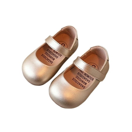 Lacyhop Girls Mary Jane Sandals Ankle Strap Dress Shoes Comfort Flats Wedding Lightweight Leather Shoe Casual Princess Gold 6C
Lacyhop Girls Mary Jane Sandals Ankle Strap Dress Shoes Comfort Flats Wedding Lightweight Leather Shoe Casual Princess Gold 6C