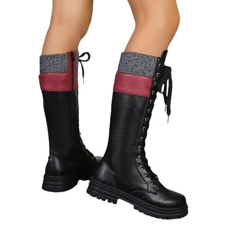 Cowboy Boots for Women Boots for Women Ladies Fashion Winter Vintage Panel Leather Lace Up Thick Heel Long Sleeve Knee Western Cowboy Boots for Women Cowgirl Boots Women
Cowboy Boots for Women Boots for Women Ladies Fashion Winter Vintage Panel Leather Lace Up Thick Heel Long Sleeve Knee Western Cowboy Boots for Women Cowgirl Boots Women