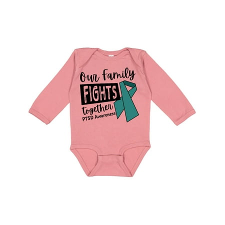Inktastic Our Family Fights Together PTSD Awareness Teal Ribbon Gift Baby Boy or Baby Girl Long Sleeve Bodysuit
Inktastic Our Family Fights Together PTSD Awareness Teal Ribbon Gift Baby Boy or Baby Girl Long Sleeve Bodysuit