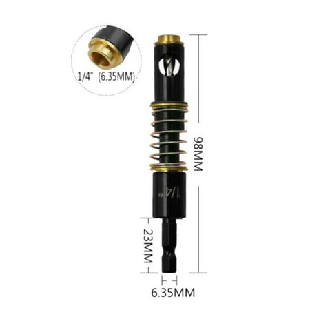 BCLONG Hexagonal Handle HSS Brass Self Centering Hinge Drill Bits 1/4\\\ &5mm ReamingTool
BCLONG Hexagonal Handle HSS Brass Self Centering Hinge Drill Bits 1/4\\\ &5mm ReamingTool