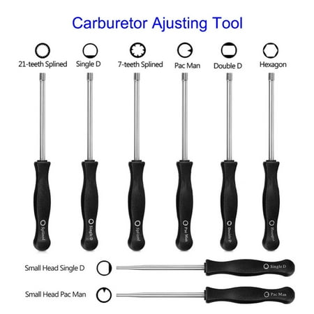 VeliToy 8Pcs Carburetor Adjustment Tool Kit Set for Common 2 Cycle Carburator Engine
VeliToy 8Pcs Carburetor Adjustment Tool Kit Set for Common 2 Cycle Carburator Engine