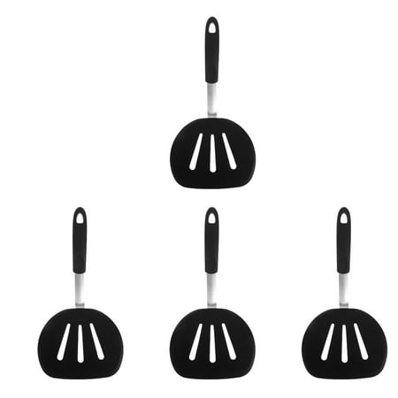 BESTONZON 4pcs Slotted Frying Spatula Non-stick Silicone Spatula Multi-function Cooking Spatula Kitchen Accessory
BESTONZON 4pcs Slotted Frying Spatula Non-stick Silicone Spatula Multi-function Cooking Spatula Kitchen Accessory