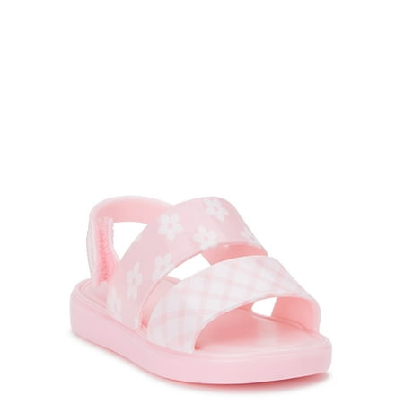Wonder Nation Baby Girls Two Strap Sandal Sizes 2-6