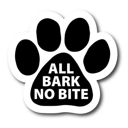 Magnet Me Up All Bark No Bite Magnet Decal 5 Inch Heavy Duty Automotive Magnet for Car Truck SUV
Magnet Me Up All Bark No Bite Magnet Decal 5 Inch Heavy Duty Automotive Magnet for Car Truck SUV