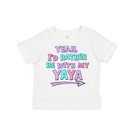Inktastic Yeah I d Rather Be with My Yaya in Pink Blue and Purple Gift Toddler Boy or Toddler Girl T-Shirt
Inktastic Yeah I d Rather Be with My Yaya in Pink Blue and Purple Gift Toddler Boy or Toddler Girl T-Shirt
