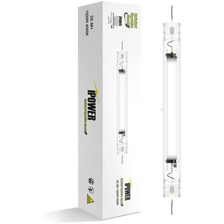 Electric GLBULBMDEHG1000K4 1000-Watt Double Ended Enhanced Performance Metal Halide MH Light Lamp Bulb for Horticulture Indoor Plants Growing 4000K CCT 4 000K
Electric GLBULBMDEHG1000K4 1000-Watt Double Ended Enhanced Performance Metal Halide MH Light Lamp Bulb for Horticulture Indoor Plants Growing 4000K CCT 4 000K