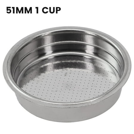 1 Cup 2 Cups Stainless Steel Pressurized Coffee Filter Basket Replacement Parts
1 Cup 2 Cups Stainless Steel Pressurized Coffee Filter Basket Replacement Parts