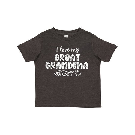 Inktastic I Love My Great Grandma with Hearts Gift Toddler Boy or Toddler Girl T-Shirt
Inktastic I Love My Great Grandma with Hearts Gift Toddler Boy or Toddler Girl T-Shirt