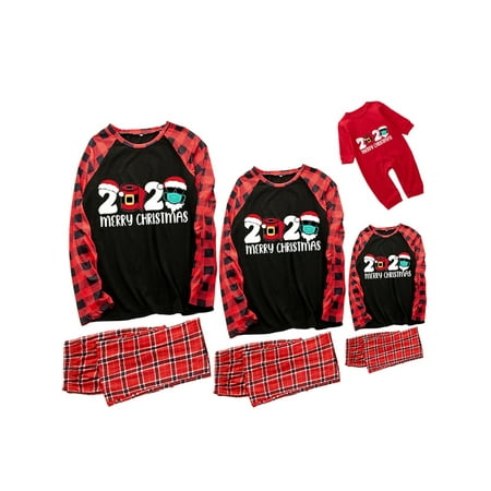 Niuer Mommy Dad Child Nightwear Christmas Sleepwear Long Sleeve Xmas Matching Family Pajamas Set Casual PJ Sets Crew Neck baby 6-9M
Niuer Mommy Dad Child Nightwear Christmas Sleepwear Long Sleeve Xmas Matching Family Pajamas Set Casual PJ Sets Crew Neck baby 6-9M