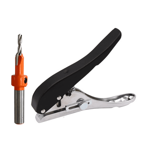 Reduced!! 2pcs Screw Cover Hole Punch Set With Countersink Drill Photo Heavy Duty Card