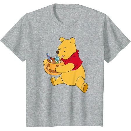 Winnie The Pooh Halloween Trick Or Treat Logo Youth T-Shirt for Boy Girl Kids Toddler Sport Grey Color Size 2T
Winnie The Pooh Halloween Trick Or Treat Logo Youth T-Shirt for Boy Girl Kids Toddler Sport Grey Color Size 2T