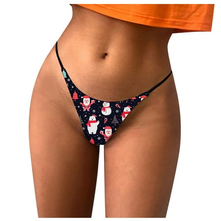 DENGDENG Womens Breathable Bikini Panties Sexy Underwear Low Waist Printed G-String Thongs for Women
DENGDENG Womens Breathable Bikini Panties Sexy Underwear Low Waist Printed G-String Thongs for Women