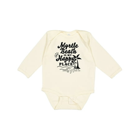 Inktastic Myrtle Beach is My Happy Place with Palm Trees Gift Baby Boy or Baby Girl Long Sleeve Bodysuit
Inktastic Myrtle Beach is My Happy Place with Palm Trees Gift Baby Boy or Baby Girl Long Sleeve Bodysuit