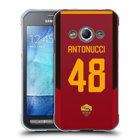 OFFICIAL AS ROMA 2017/18 PLAYERS HOME KIT 2 SOFT GEL CASE FOR SAMSUNG PHONES 4