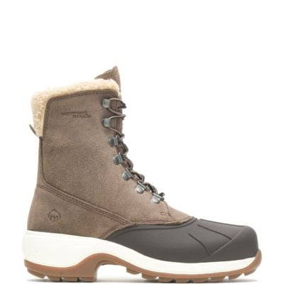 Wolverine Frost Insulated Tall Boot Women Beige Suede