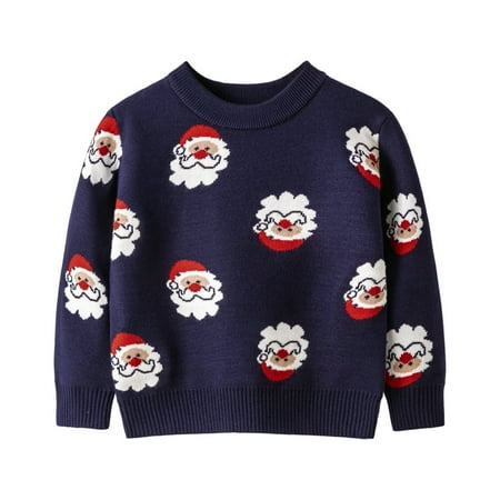 Merry Xmas Toddler Boy Girl Ugly Christmas Pullover Sweater Soft Woven Knitted Warm Casual Clothes 1-6 Years
Merry Xmas Toddler Boy Girl Ugly Christmas Pullover Sweater Soft Woven Knitted Warm Casual Clothes 1-6 Years