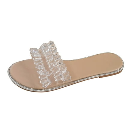 iOPQO Women s slipper Summer Women Ladies Fashion Casual Flat Retro Slippers Crystal Shoes Sandals Ladies Foreign Trade Roman Khaki 37
iOPQO Women s slipper Summer Women Ladies Fashion Casual Flat Retro Slippers Crystal Shoes Sandals Ladies Foreign Trade Roman Khaki 37