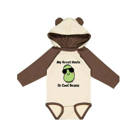 Inktastic Cool Beans Great Uncle Gift Baby Boy or Baby Girl Long Sleeve Bodysuit