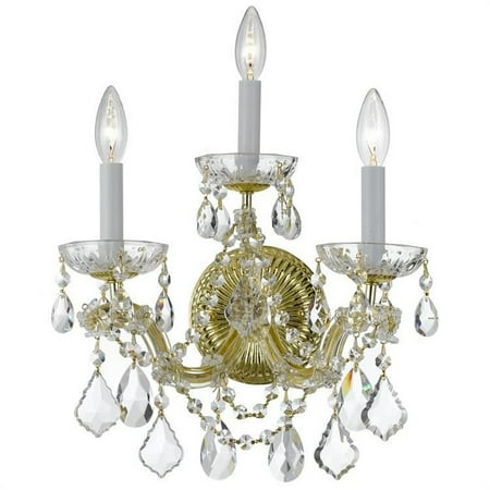 Barclay Avenue Three Light Wall Sconce in Classic Style 14 inches Wide By 14 inches High-Polished Chrome Finish-Hand Cut Crystal Type Bailey Street
Barclay Avenue Three Light Wall Sconce in Classic Style 14 inches Wide By 14 inches High-Polished Chrome Finish-Hand Cut Crystal Type Bailey Street