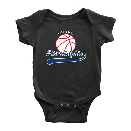 Cute Philadelphia Baby Outfits Basketball Fan Sports Baby Clothes (Black 18-24 Monthes)
Cute Philadelphia Baby Outfits Basketball Fan Sports Baby Clothes (Black 18-24 Monthes)