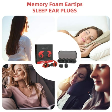 Labor Day Sale Home & GardenOffice&Craft&Stationery Ear Plugs For Sleeping Noise Cancelling 6 Pairs Comfortable Silicone Sound Blocking Earplugs Washable Reusable Earplugs For Sleeping S,by BnGAJN
Labor Day Sale Home & GardenOffice&Craft&Stationery Ear Plugs For Sleeping Noise Cancelling 6 Pairs Comfortable Silicone Sound Blocking Earplugs Washable Reusable Earplugs For Sleeping S,by BnGAJN
