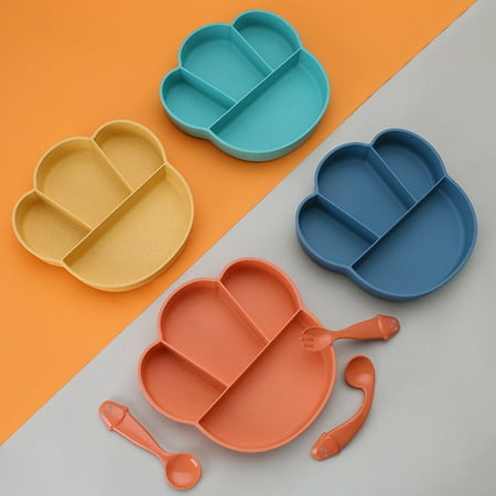 GROFRY Anti-fall Kids Plate with Spoon PP Self Feeding Baby Divided Bowl for Dining
GROFRY Anti-fall Kids Plate with Spoon PP Self Feeding Baby Divided Bowl for Dining