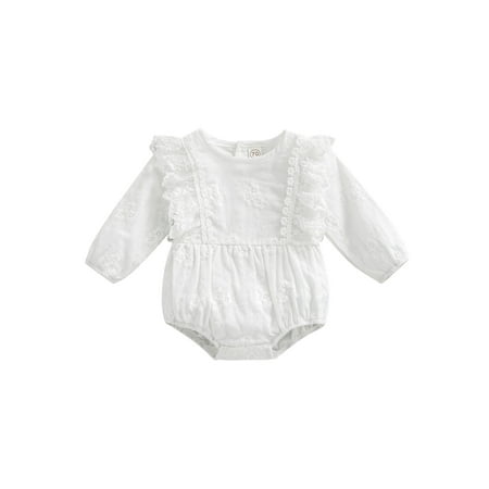 Gwiyeopda Kids Baby Girl Cotton Romper Floral Ruffle Lace Loose Knit Short Romper White
Gwiyeopda Kids Baby Girl Cotton Romper Floral Ruffle Lace Loose Knit Short Romper White