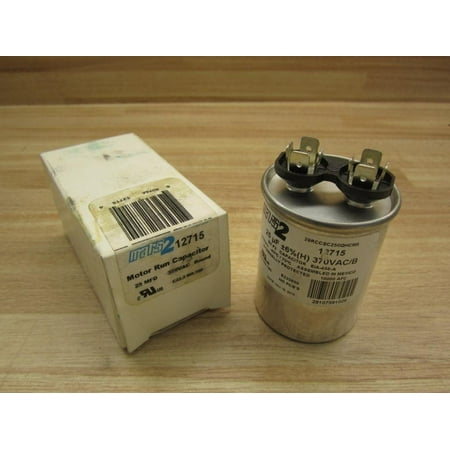 Motor Run Capacitor Round 25 uf MFD 370 Volt VAC 12715 25MFD X370V ROUND By JARD