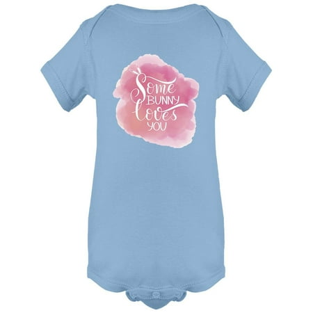 Some Bunny Loves You Design Bodysuit Infant -Image by Shutterstock 24 Months