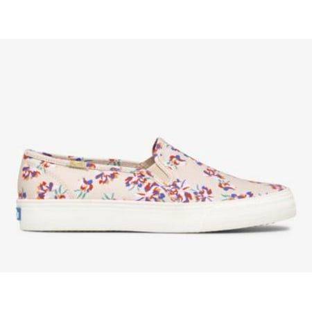 Keds Double Decker Spring Floral Slip On Sneaker Women Tan