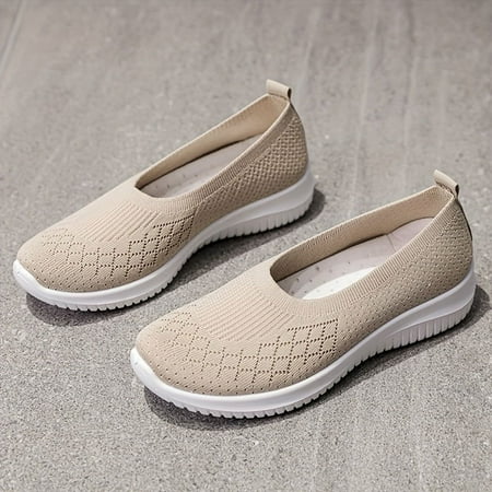 Women s Soft Sole Breathable Lightweight Knitted Slip On Sneakers -Low-top Walking Shoes
Women s Soft Sole Breathable Lightweight Knitted Slip On Sneakers -Low-top Walking Shoes