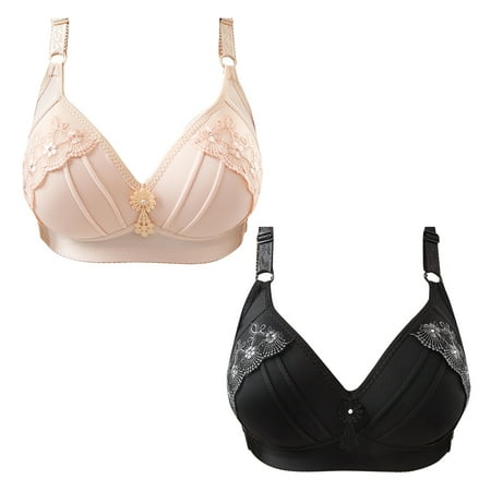Yubatuo Lingerie for Women 2Pcs Embroidered Elastic And Breathable Underwear Without Steel Ring
Yubatuo Lingerie for Women 2Pcs Embroidered Elastic And Breathable Underwear Without Steel Ring