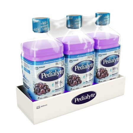 UPC 070074650326 product image for Pedialyte Oral Electroyte Solution, 1.1 Qt., 3 pk. (Grape) | upcitemdb.com