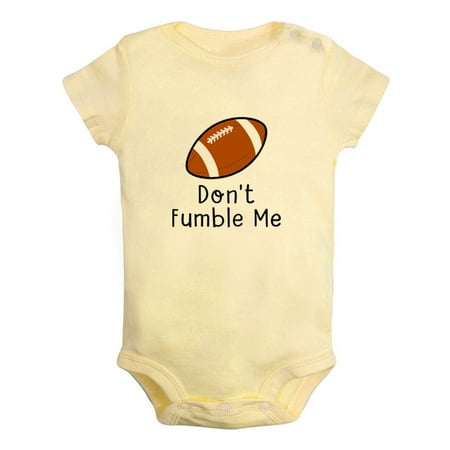 Don t Fumble Me Funny Rompers For Babies Newborn Baby Unisex Bodysuits Infant Jumpsuits Toddler 0-12 Months Kids One-Piece Oufits (Yellow 0-6 Months)
Don t Fumble Me Funny Rompers For Babies Newborn Baby Unisex Bodysuits Infant Jumpsuits Toddler 0-12 Months Kids One-Piece Oufits (Yellow 0-6 Months)