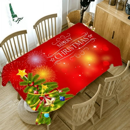 Christmas Tablecloth Christmas Table ration Restaurant Setting Tablecloth Waterproof New Year Theme Dinner Gift Accessories
Christmas Tablecloth Christmas Table ration Restaurant Setting Tablecloth Waterproof New Year Theme Dinner Gift Accessories