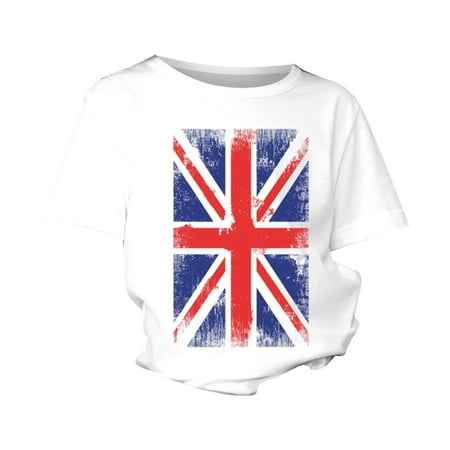 British Flag Printed T-Shirt Toddler Short Sleeve Summer Cute Leisure Children T-Shirts Baby Child Kids Playwear Streetwear
British Flag Printed T-Shirt Toddler Short Sleeve Summer Cute Leisure Children T-Shirts Baby Child Kids Playwear Streetwear