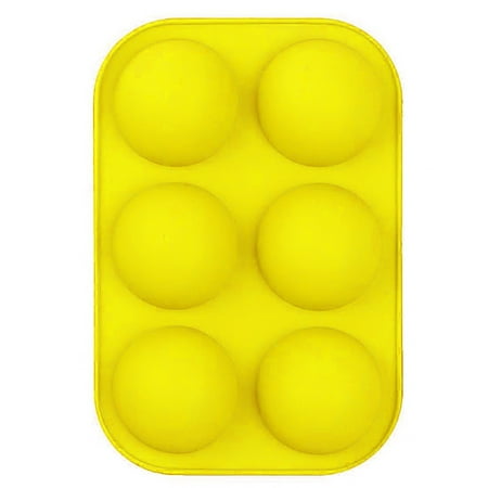 HOVTOIL Cake Mold 6-hole Semi Sphere Silicone Cake Mold Nonstick Baking Mould DIY Accessories
HOVTOIL Cake Mold 6-hole Semi Sphere Silicone Cake Mold Nonstick Baking Mould DIY Accessories