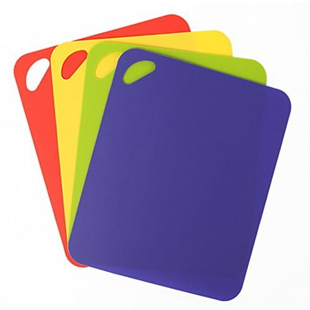 Dexas Heavy Duty Grippmat Flexible Cutting Board Set of Four 11.5 by 14 inches Blue Green Yellow Red
Dexas Heavy Duty Grippmat Flexible Cutting Board Set of Four 11.5 by 14 inches Blue Green Yellow Red