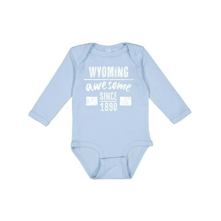 Inktastic Wyoming Awesome Since 1890 Gift Baby Boy or Baby Girl Long Sleeve Bodysuit
Inktastic Wyoming Awesome Since 1890 Gift Baby Boy or Baby Girl Long Sleeve Bodysuit