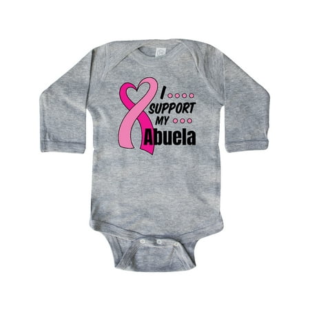 Inktastic Breast Cancer Awareness I Support My Abuela with Pink Ribbon Gift Baby Boy or Baby Girl Long Sleeve Bodysuit
Inktastic Breast Cancer Awareness I Support My Abuela with Pink Ribbon Gift Baby Boy or Baby Girl Long Sleeve Bodysuit