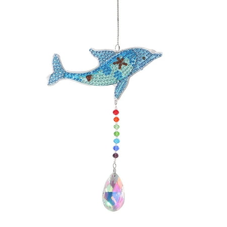 Diamond Painting Wind Chime 5D Crystal Dream Light Catcher Pendant (DZ3039)