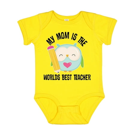 Inktastic Teacher Mom School Owl Gift Baby Girl Bodysuit
